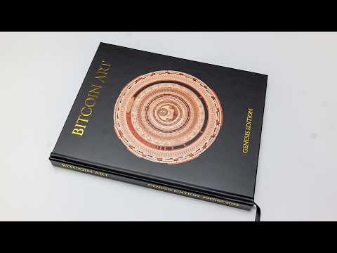 Hardcover Book – Limited Edition of 121 - Bitcoin Art Magazine video