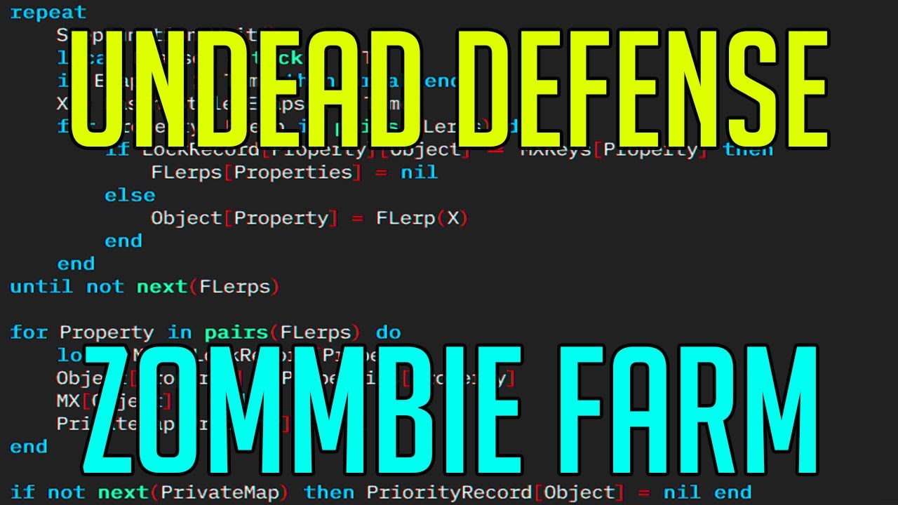 UNDEAD DEFENSE TYCOON | HACK/SCRIPT | ZOMBIE FARM - YouTube