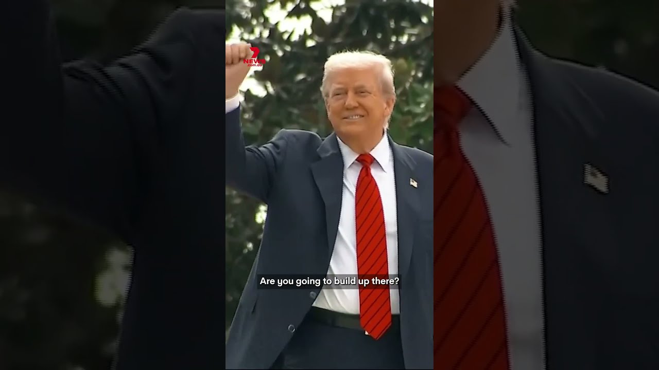 US President Donald Trump Spotted On White House Roof