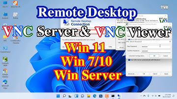 Windows 11- Sử dụng Remote Desktop và VNC Server, VNC Viewer  trong mạng nội bộ - LAN