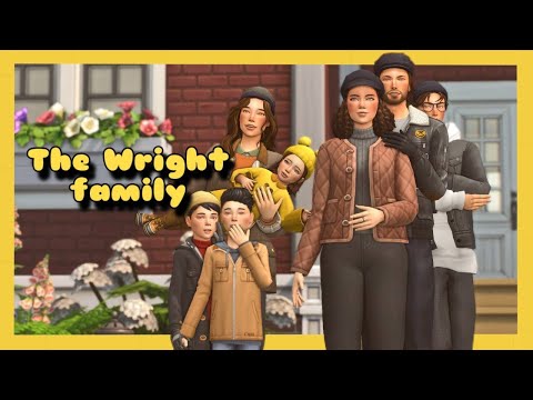 Видео: Сумасшедшие будни семейки Райт Pt.1 || The Sims 4 Let's Play