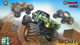 Fearless Army Monster Truck Derby Crash Stunts #1 - Android GamePlay screenshot 5