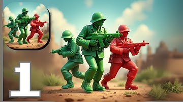Toy Soldiers - Mini Royale - Gameplay Walkthrough Part 1 - New Mobile Games Tutorial  Android, iOS