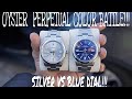 Rolex OYSTER PERPETUAL 41mm 2020 COMPARISON SILVER/BLUE DIAL!!! reference #124300
