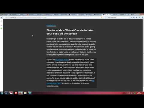 [Firefox narration] Good job Mozilla...