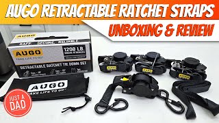 Augo Retractable Ratchet Straps Unboxing Review