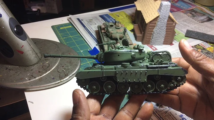 Painting the Atlantis M46 Patton Tank (1:48 scale)