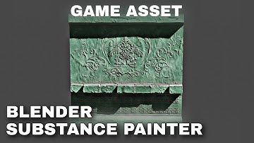 Game Asset Indonesia - Wall - Blender & Substance Painter