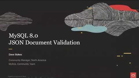 JSON Document Validation MySQL 8.0