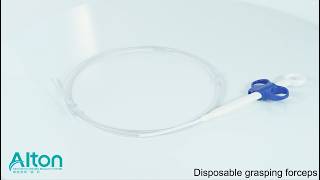 Disposable grasping forceps