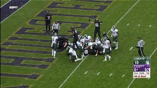 Clayton Thorson 1-Yard Touchdown Run vs. Michigan State