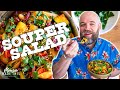 Best Vegan Summer Salad - Easy Minestrone Salad w/ Zippy Tomato Dressing - Budget Friendly Recipe