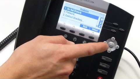 Setting Do not Disturb on Polycom IP450