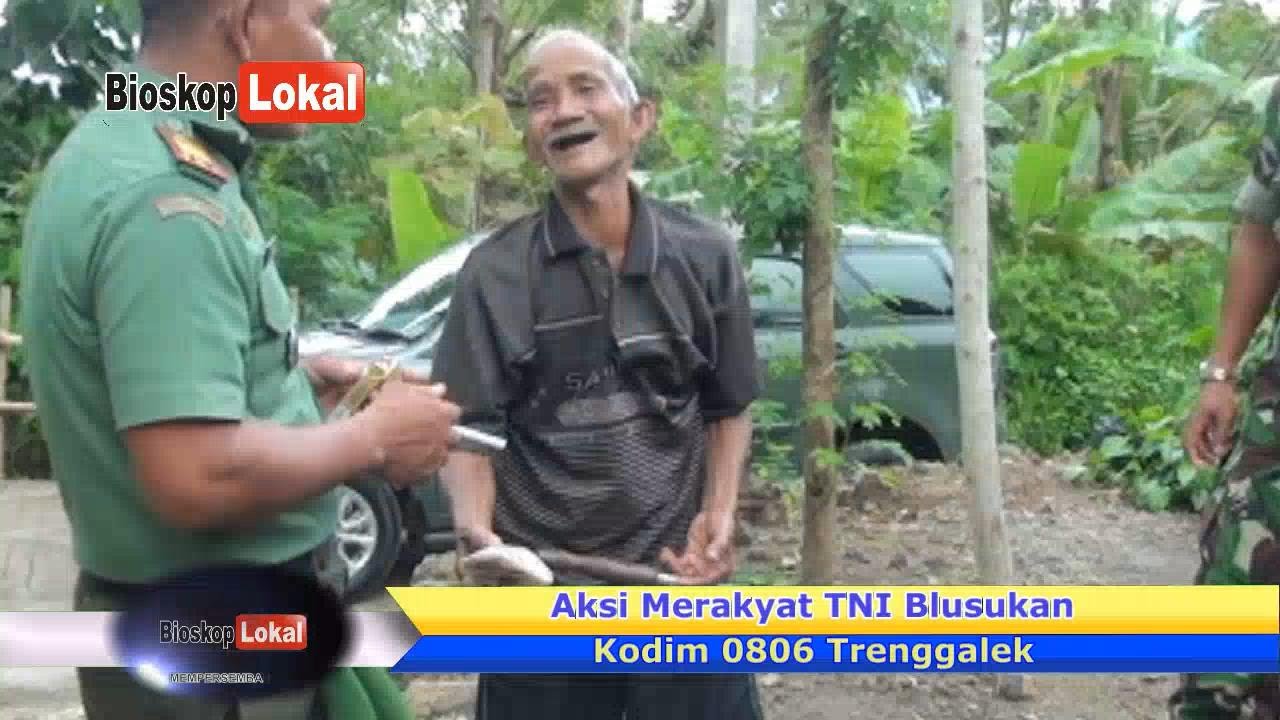 TNI Blusukan Kakek Tua Lucu Banget Panjang Umur Perokok