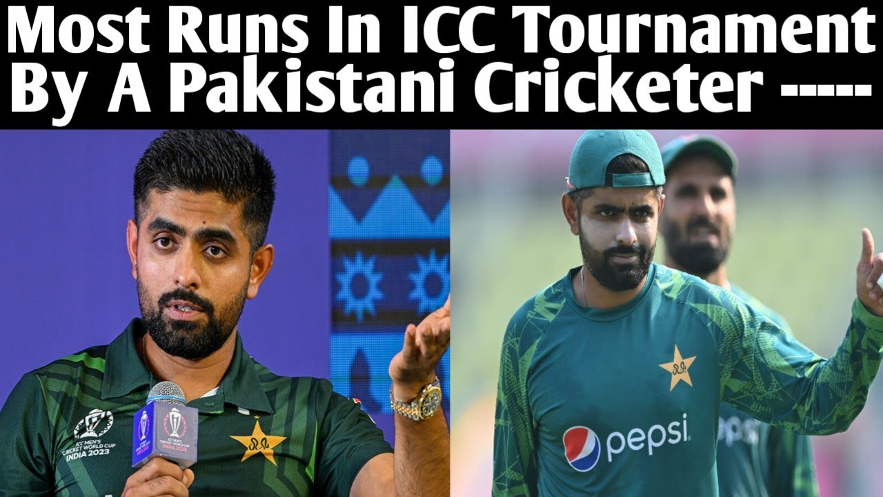 MOST RUNS IN ICC TOURNAMENT BY A PAKISTANI CRICKETER - YouTube