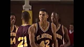 #1 vs. #2 St  Anthony vs  Dunbar, Charm City Classic. Jan. 18, 1992. High School Boys Basketball