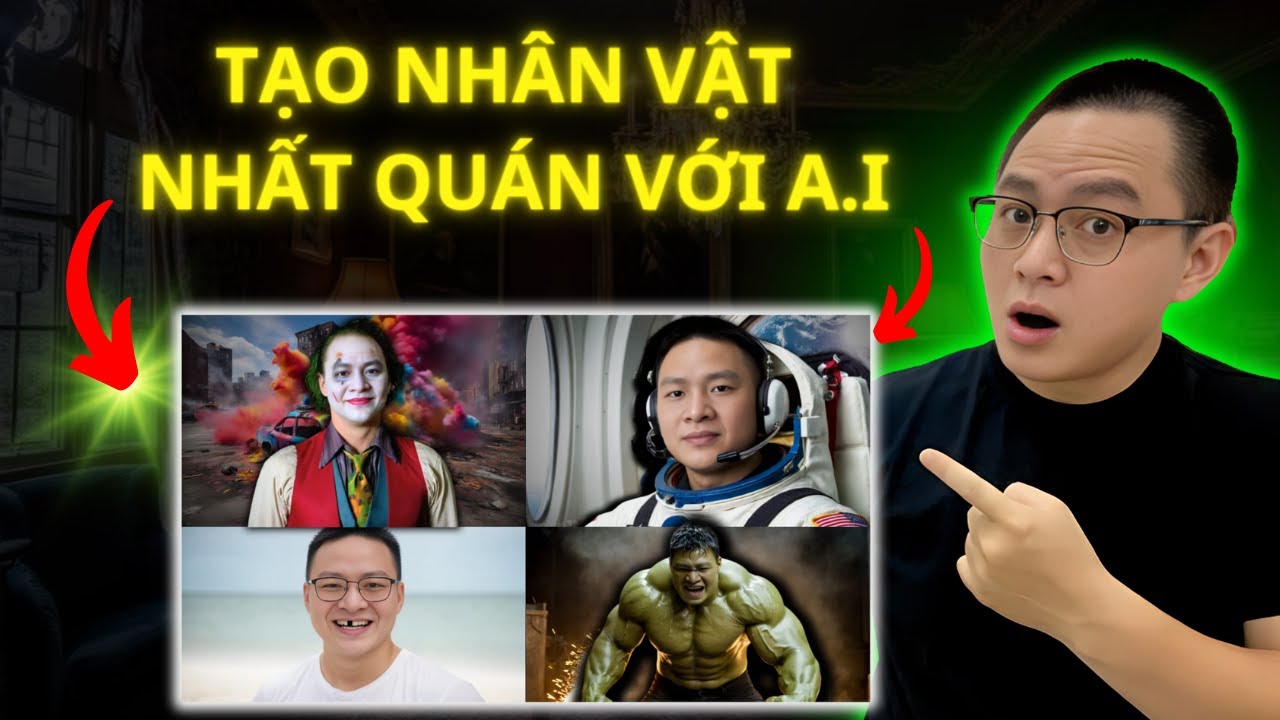 Outline Video Tạo nhân vật NHẤT QUÁN với công cụ AI (Hướng dẫn A-Z) | Vưu Xuân Hào