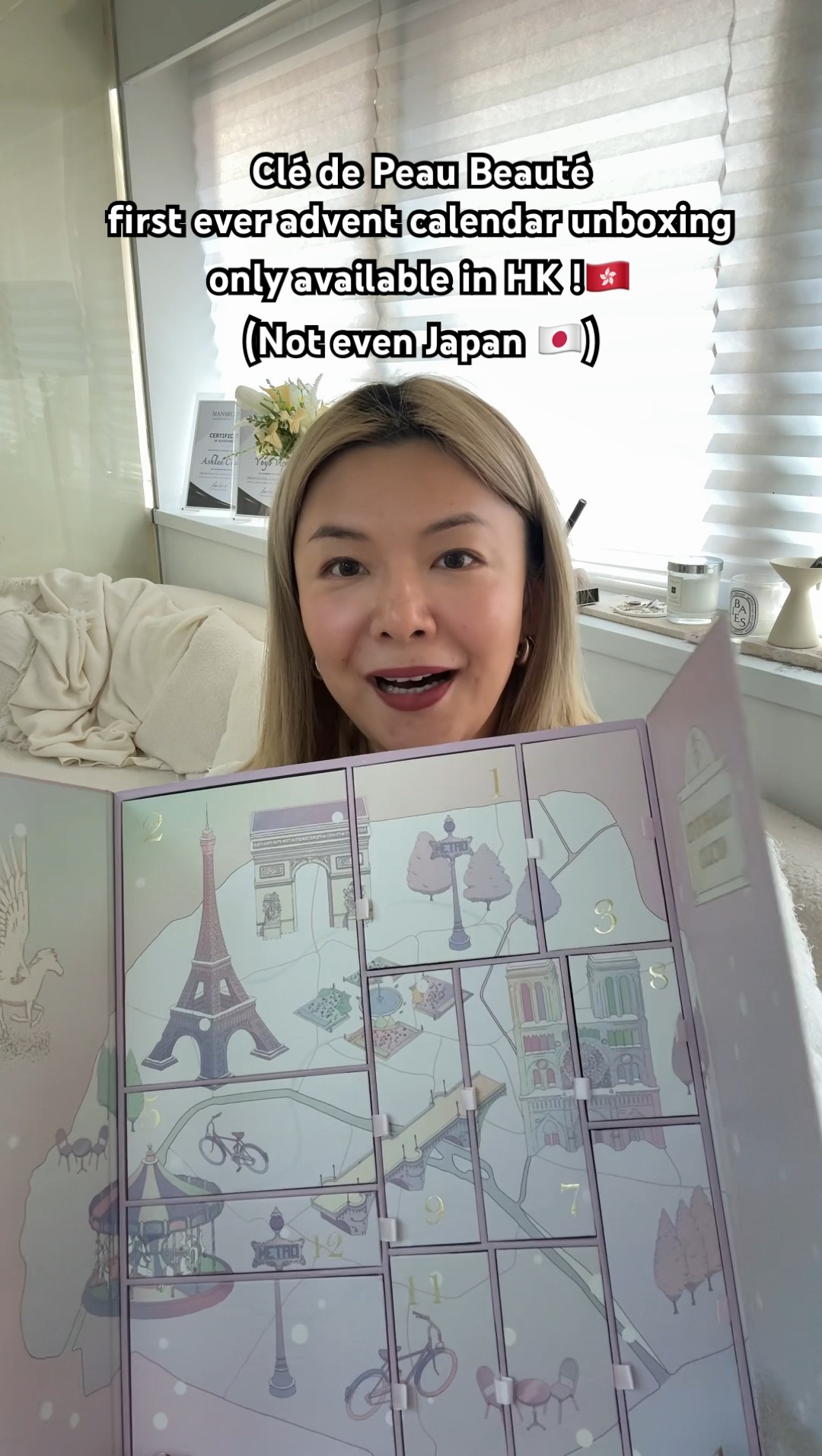 Cle de peau Beauté advent calendar unboxing | 搶先開箱|全球香港