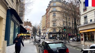 🇫🇷🌥【HDR 4K】Paris Walk - Maison Blanche to Saint Jacque through Cité Florale (Feb 2024)