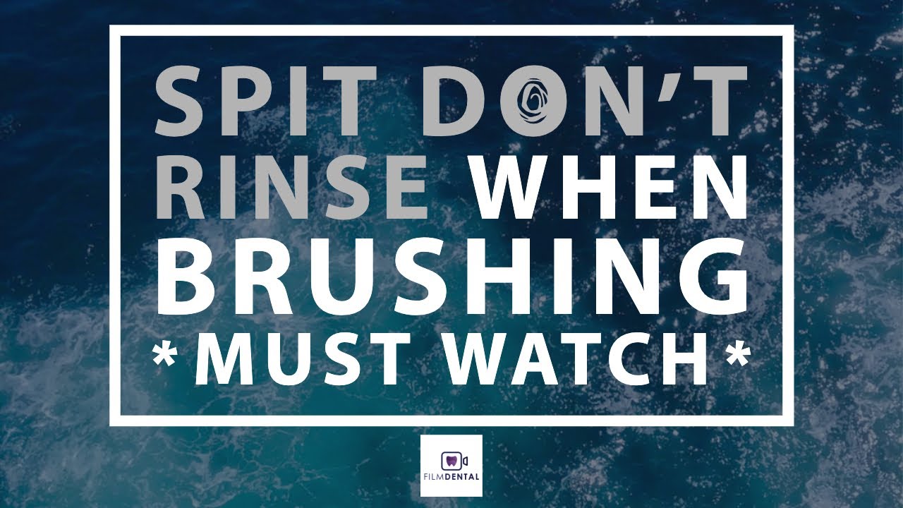 Split Don Rinse HERE'S WHY YOU SHOULD NEVER RINSE WHILE BRUSHING | SPIT DON'T RINSE ...