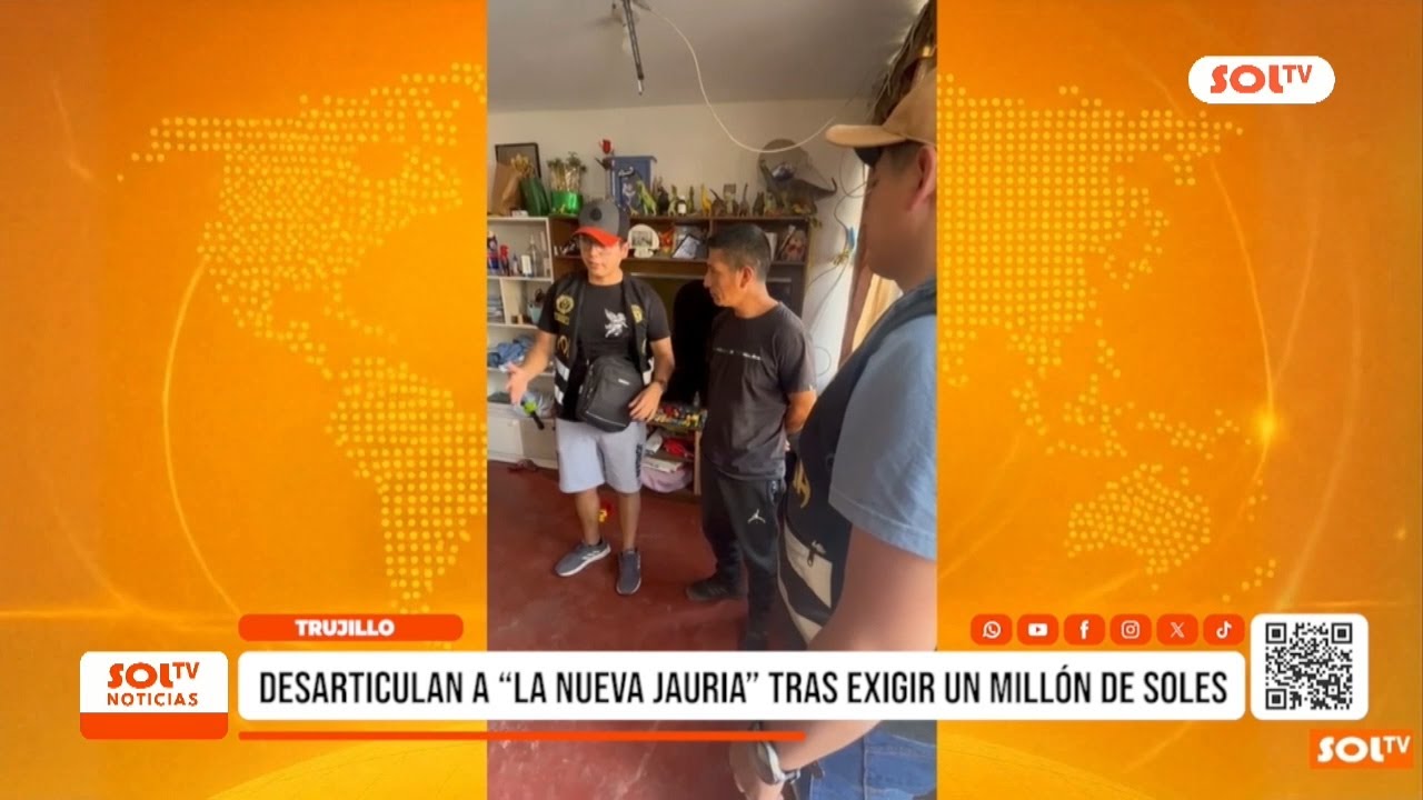 Trujillo: desarticulan a 