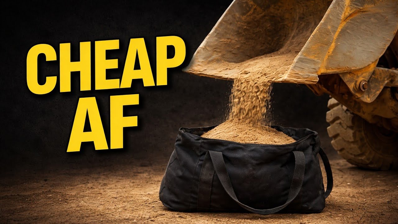 Homemade Sandbag Homemade Sandbag: The Ultimate Cheap Home Gym Tool (DIY) - YouTube