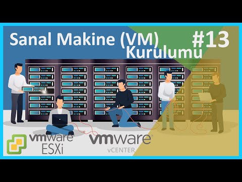 Sanal Makine (Virtual Machine - VM) Kurulumu | vSphere Dersleri | 13. Ders