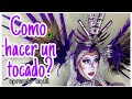 Tutorial Como hacer un penacho / tocado / casco para la cabeza! DIY How to make a Headdress!