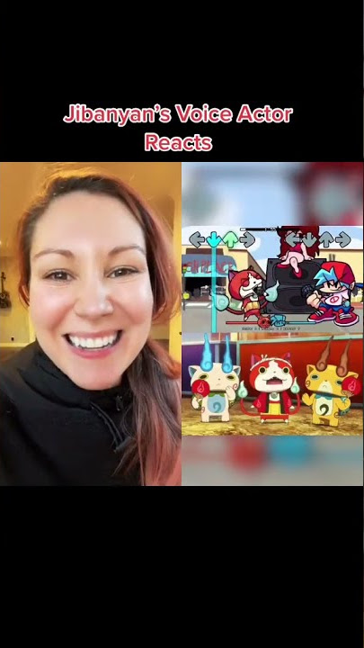 Jibanyan's Voice Actor Reacts! 😎 #yokaiwatch #shorts