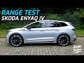 SKODA ENYAQ iV SPORTLINE 80 77kWh RANGE TEST