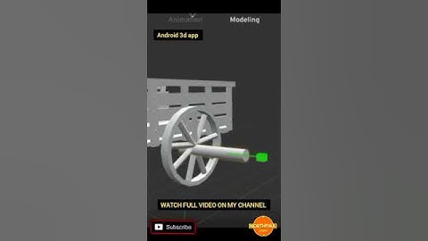 MODELING 3D VILLAGE ASSETS PART FIVE 3D CART USING PRISMA 3D #ANDROID APP
