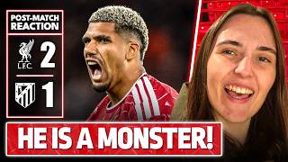 Macca & Araujo Are MONSTERS! | Liverpool 2-1 Atletico Madrid | Chloe’s Match Reaction screenshot 5