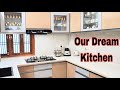 Our dream kitchen in our home at varanasi  dreamkitchen modularkitchendesign