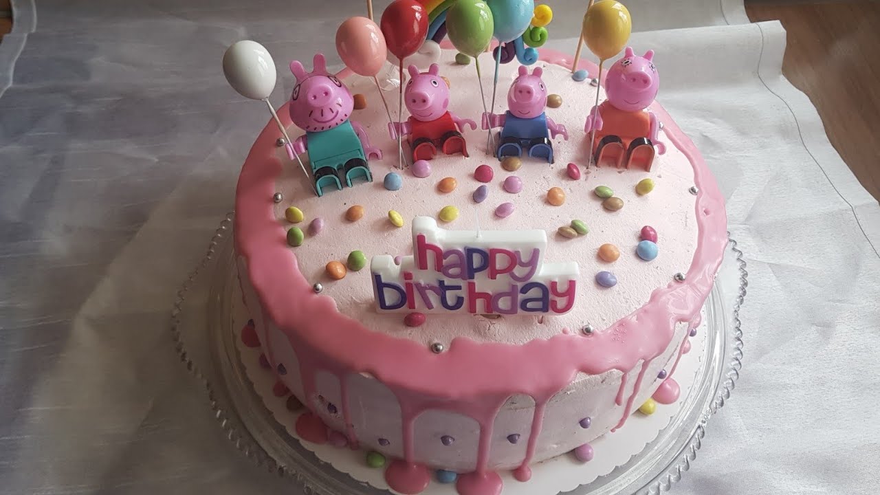 كيكة أو طورته عيد ميلاد Peppa Wutz Torte Kucken Peppa Big Cake Geburtstagtorte Geburtstagskuchen
