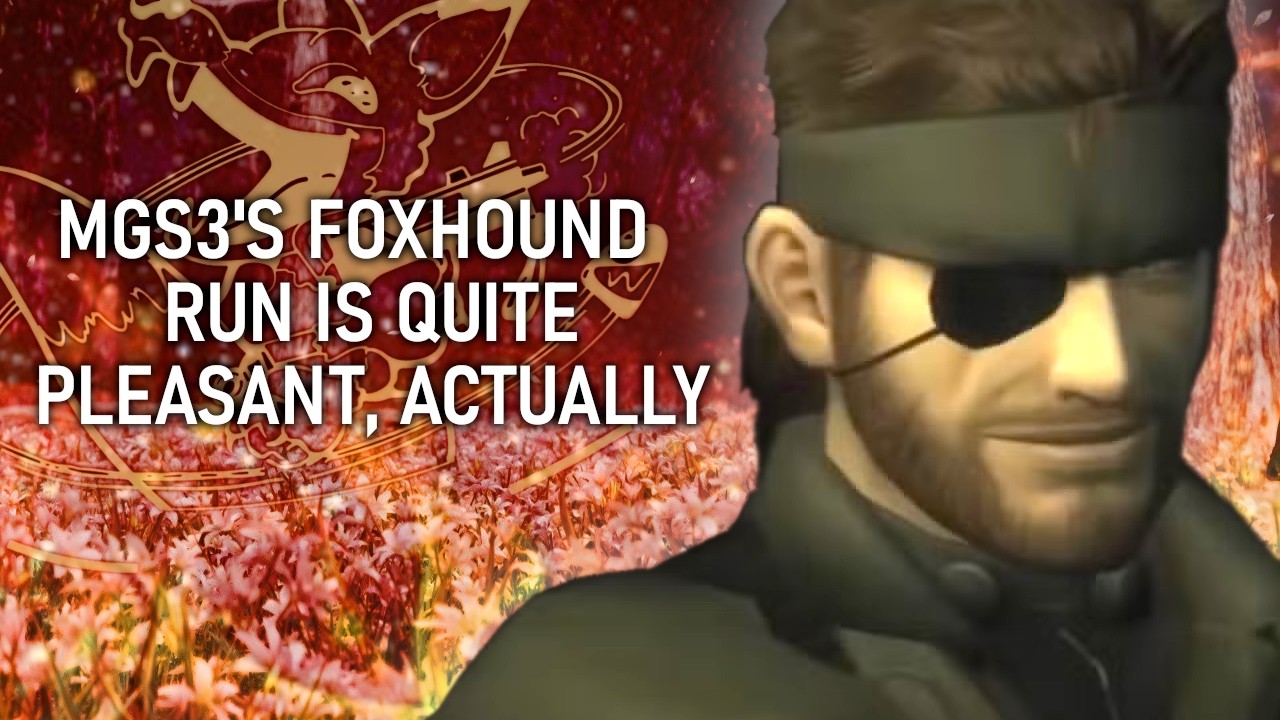 Metal Gear Solid 3's Foxhound Run is Quite Pleasant, Actually
