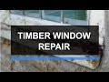 Timber window repair  richardson  starling