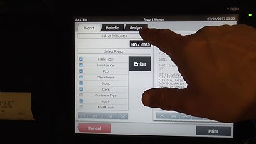 Casio epos system V-R100 & V-R200 how to do z reports