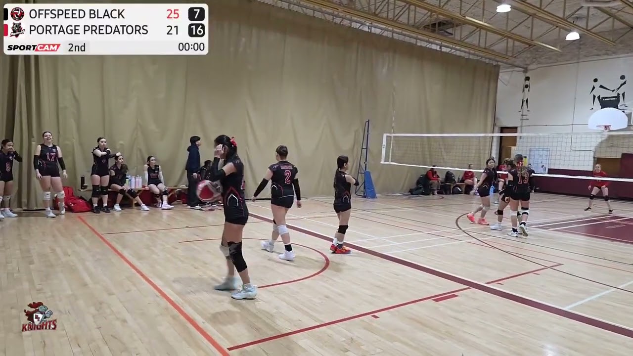 Offspeed Black (16) vs Portage Predators (25) Set 2