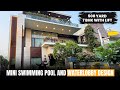 Inside a 500 yard Modern Design 7 BHK House With Lift, Water Body Design, Mini Swimming Pool