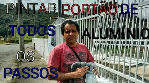 Como deixar o portão de alumínio brilhando?