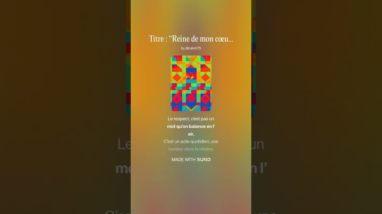  “ nos Reine ” Moi c ma  maman