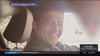 Hundreds come to the El Monte Police Department to mourn two slain officers