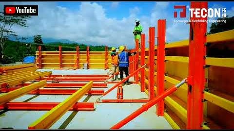 TECON | Video footage of the BASE20 WALL FORMWORK use in Indonesia