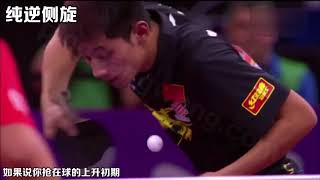 张继科逆旋转发球四种旋转 逆上 逆下 纯逆 不转