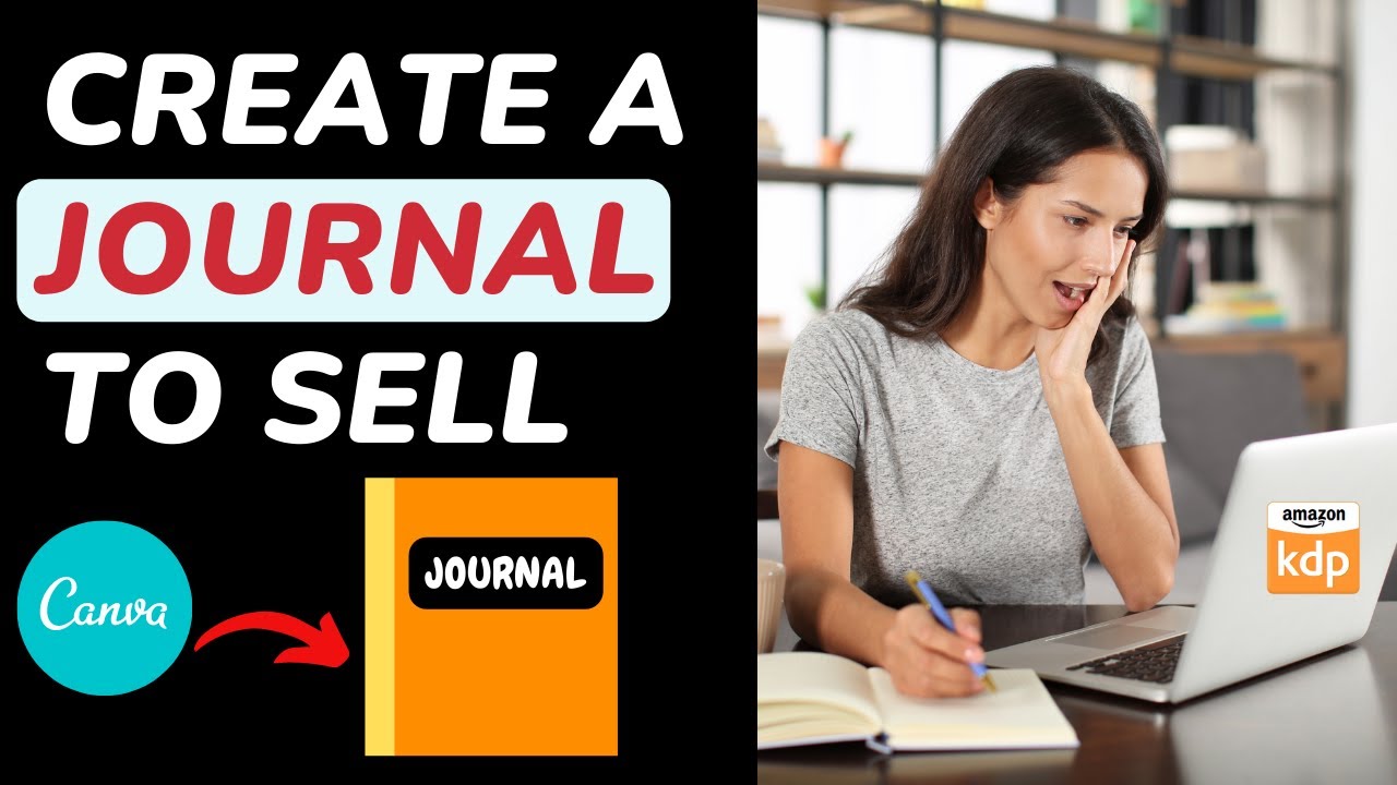 Create a Journal to Sell on Amazon KDP for FREE with Canva - Step by ...