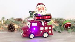 10230 Saint Nick Greeting Truck With Lights And Music