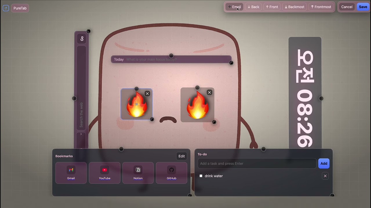 PureTab - Custom your chrome tab