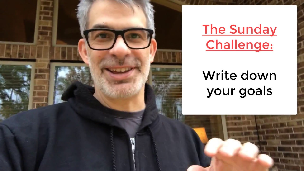 Write Down Your Goals - YouTube