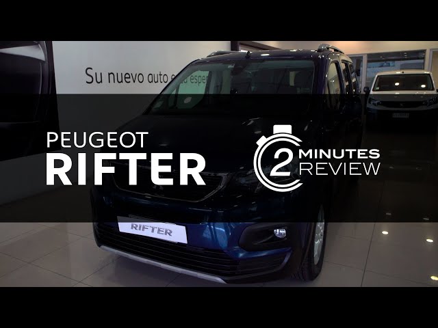 Peugeot Rifter: un auto para toda la familia #2MinutesReview 