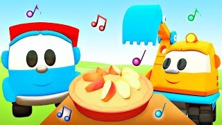 Bebek Şarkıları. Kazıcı Scoop Turta Yapıyor Leo Ile Şarkı Söyle